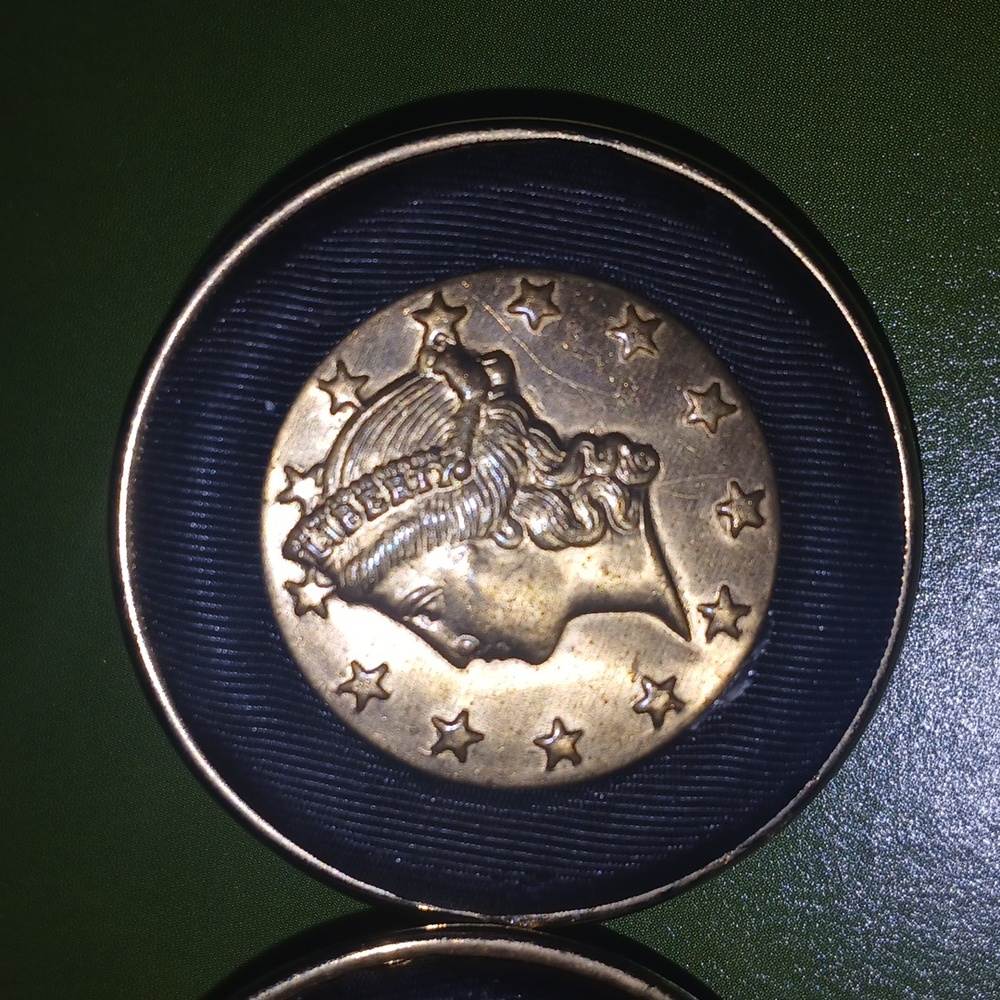 Vintage Lady Liberty Coin Earrings